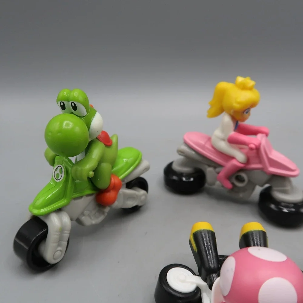 2018 McDonalds Super MARIO KART  CAR RACER Happy Meal Toy Lot of 6